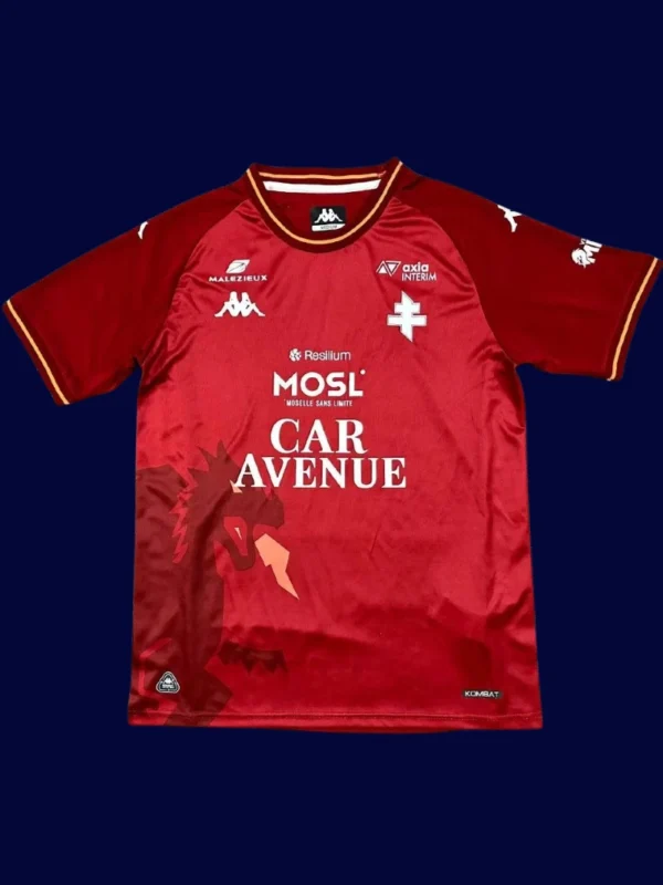 Metz Home Jersey 25/26 Fans Version front collectible high‑quality football top