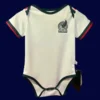 Mexico away white babysuit 26/27 front — infant alternate kit