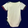 Mexico away white babysuit 26/27 back snap closure detail