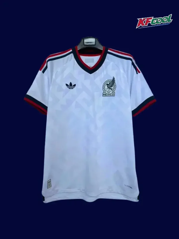 Mexico Away White Jersey 2627 Fans Version1 - kfcool.com Mexico away white jersey 26/27 fans front — supporter edition, breathable