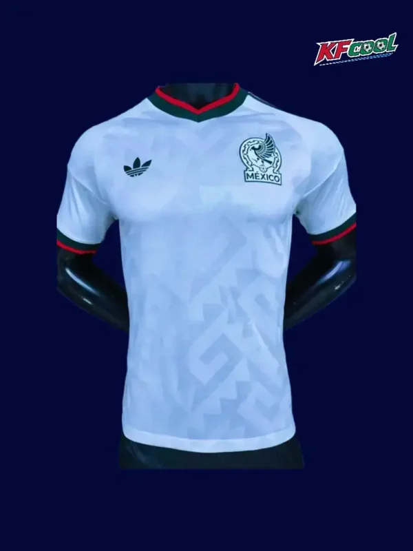 Mexico Away White Jersey 2627 Player Version1 - kfcool.com Mexico 26/27 away player jersey front — pro fit, white design