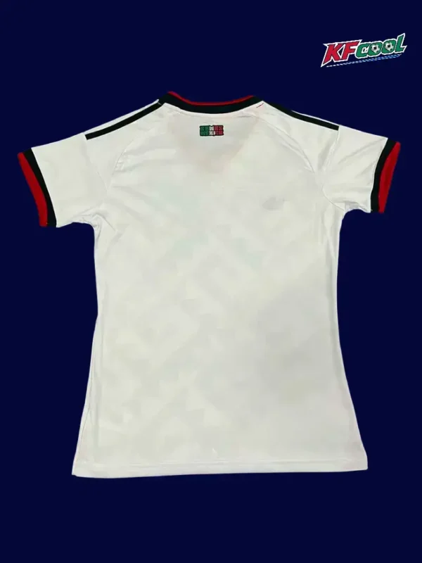Mexico away white women’s jersey 26/27 back with trim detail
