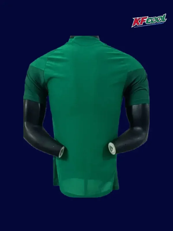 Mexico green training shirt 26/27 fans back with vent detail
