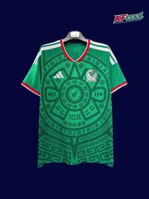 Mexico home green jersey 26/27 fans front — breathable material