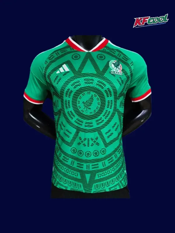 Mexico 26/27 home player jersey front — pro fit, green design