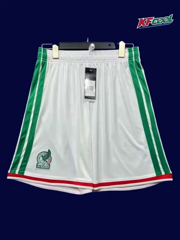 Mexico Home Shorts Pants 2627 Fans Version - kfcool.com Mexico home shorts 26/27 fans front with elastic waist