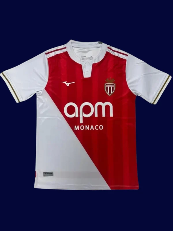 Monaco Home Jersey 2526 Fans Version1 - kfcool.com Monaco Home Jersey 25/26 Fans Version front collectible high‑quality football top