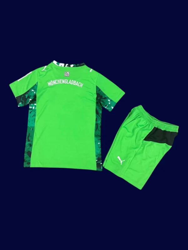 Mönchengladbach Away Kids Kits 25/26 back with printed number panel.