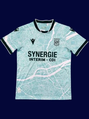 Nantes Away Jersey 25/26 Fans Version front high‑quality breathable lightweight football shirt