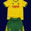 Nantes Home Kids kits 2526A - kfcool.com Nantes Home Kids kits 25/26 front lightweight breathable junior football shirt