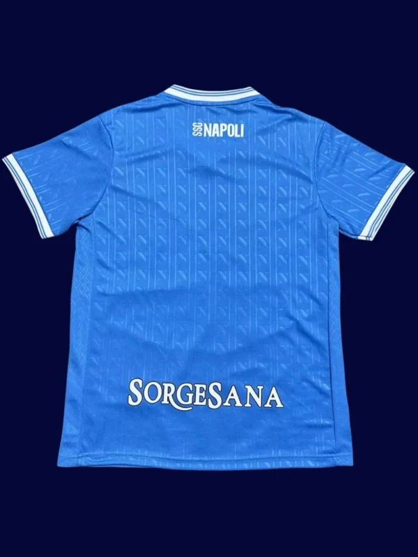 Napoli Home Jersey 25/26 Fans Version back with printed number panel.