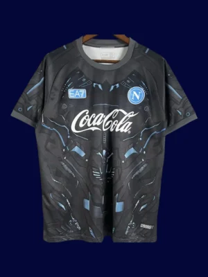 Napoli Special Edition Jersey 2526A Napoli Special Edition Jersey 25/26 front showing unique design and club crest.