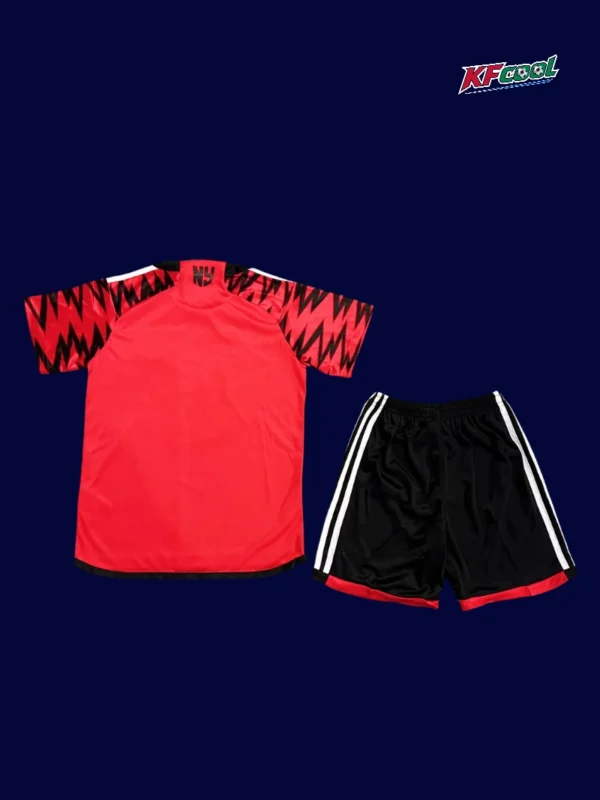 New York Red Bull Home Kids kits 2526B - kfcool.com New York Red Bull home kids kits 25/26 back view
