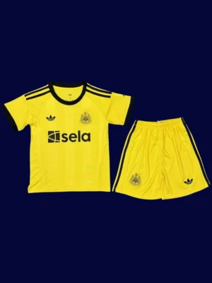 Newcastle United Yellow GK Kids kits 25/26