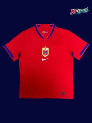 Norway home red jersey 26/27 fans front — breathable material