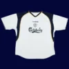 Owen 10 Liverpool Away White Retro Shirt 0103A - KFCool – Football Jerseys & Soccer Kits Store Owen Liverpool away white retro shirt front 01/03, high-quality breathable fan gear.