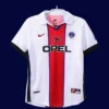 PSG away classic retro jersey 1998/99 front blue white retro design