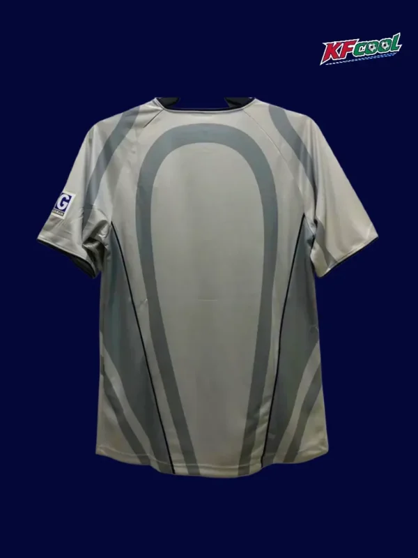 PSG Away Classic Retro Jersey 200102B - kfcool.com PSG 2001/02 away classic retro jersey back view
