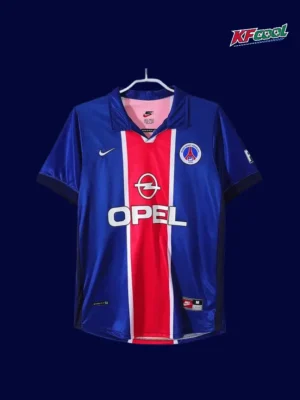 PSG Home Classic Retro Jersey 199899A PSG home classic retro jersey 1998/99 front navy red design