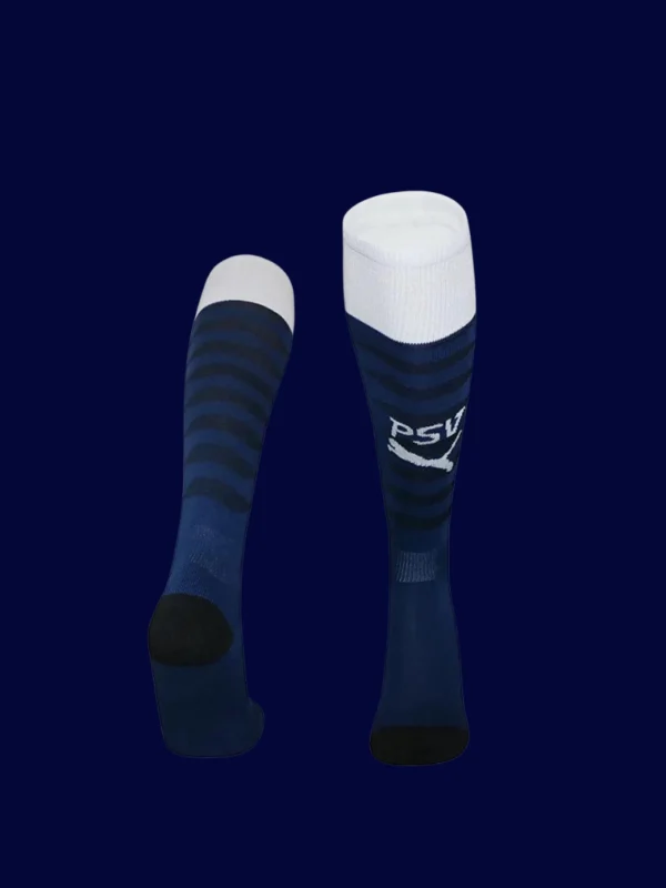 PSV Eindhoven Away Sock 25/26 front lightweight breathable football socks