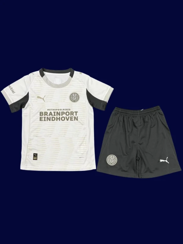 PSV Eindhoven Third Kids kits 25/26 front lightweight breathable junior football shirt