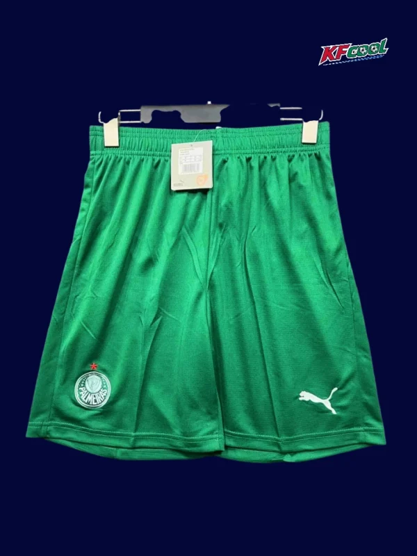 Palmeiras away shorts pants 25/26 front white green design