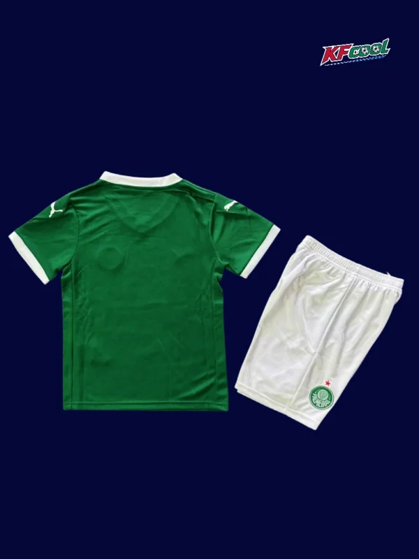 Palmeiras home kids kits 25/26 back view