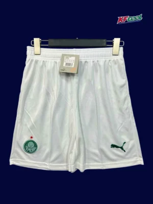 Palmeiras home shorts pants 25/26 front green white stripes