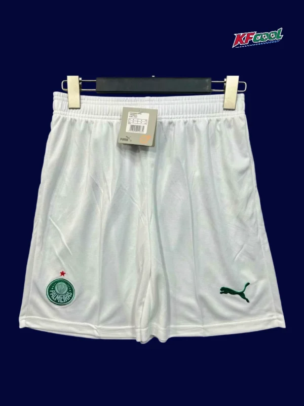 Palmeiras home shorts pants 25/26 front green white stripes