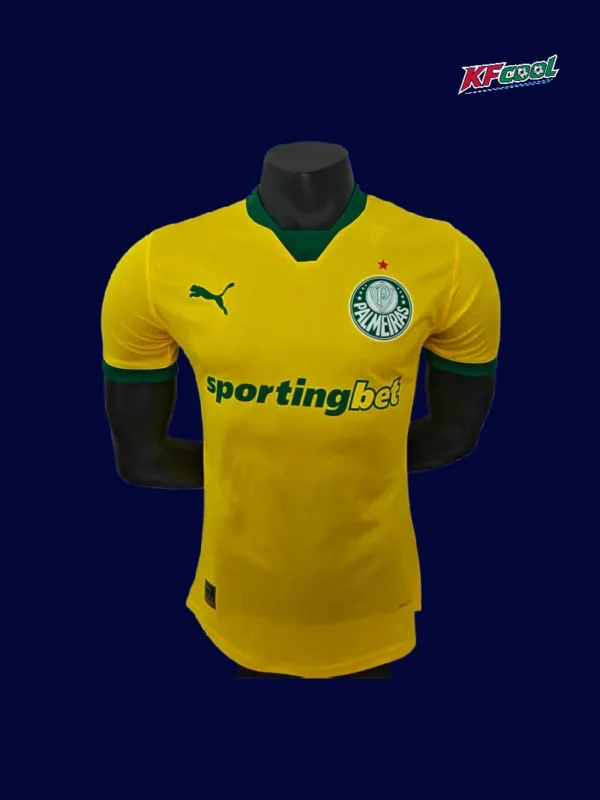 Palmeiras third jersey 25/26 player version front black green design