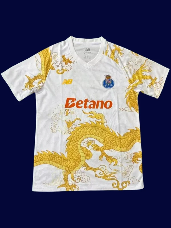 Porto Yellow Dragon Special Version Jersey 2526 Fans Version1 - kfcool.com Porto Yellow Dragon Special Version Jersey 25/26 Fans Version front high‑quality breathable football top