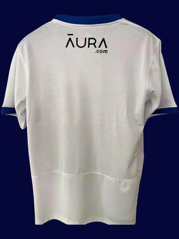 Portsmouth Away Jersey 25/26 Fans Version back with printed number panel.