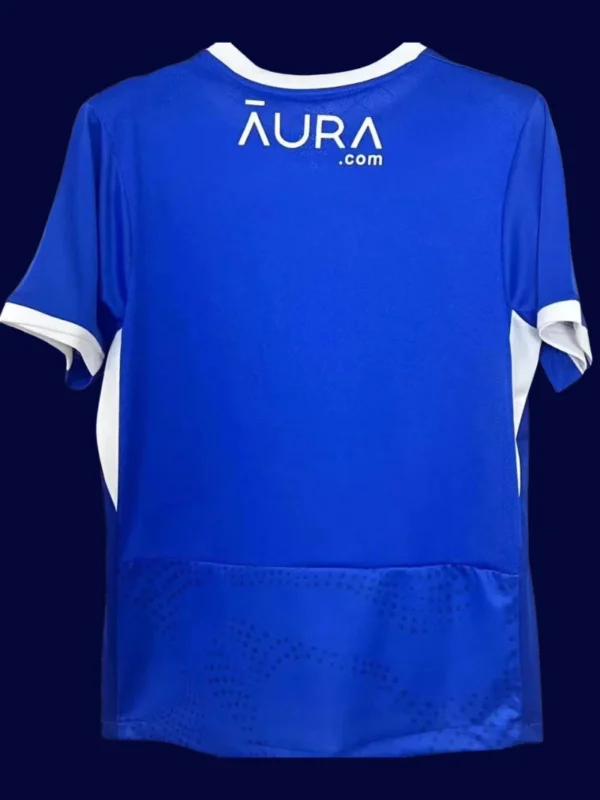 Portsmouth Home Jersey 25/26 Fans Version back with printed number panel.