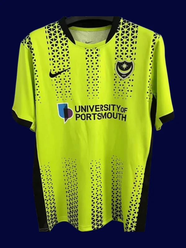 Portsmouth Third Jersey 25/26 Fans Version front showing alternate third kit design and crest.