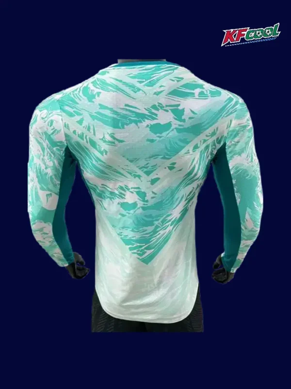 Portugal away long sleeve player jersey 26/27 back view