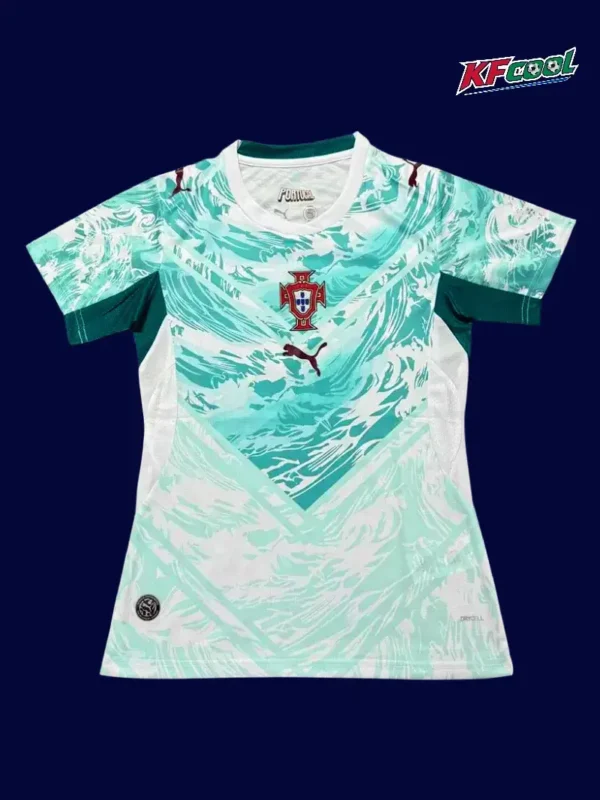 Portugal away women’s jersey 26/27 fans front view, slim fit