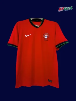 Portugal Home Red Jersey 24/25 Fans Version