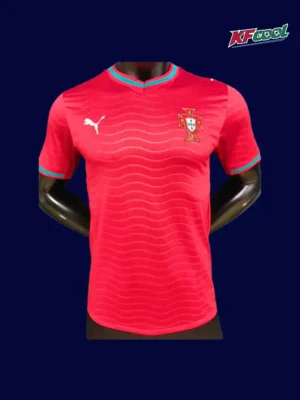 Portugal 26/27 home player version front — pro fit, red design
