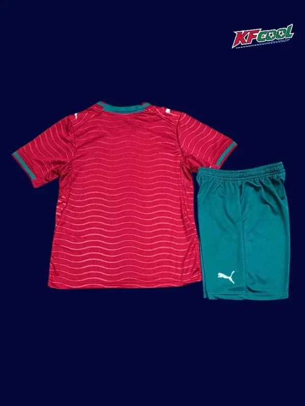 Portugal Home Red Kids kits 2627 Fans Version2 - kfcool.com Portugal home red kids kit 26/27 back with name area
