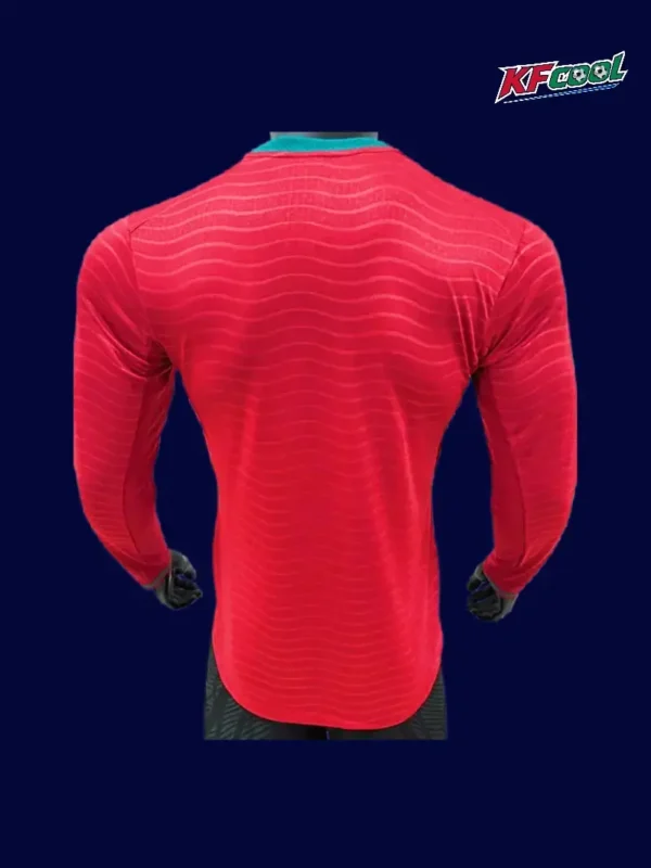 Portugal long sleeve home player jersey 26/27 back detail