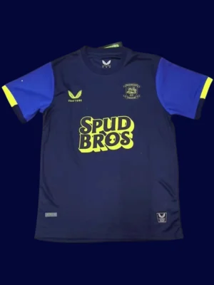 Preston North End Away Jersey 2526 Fans Version1 Preston North End Away Jersey 25/26 Fans Version front with away colors and badge.