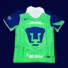 Pumas UNAM third jersey 25/26 fans version front gold navy stripes