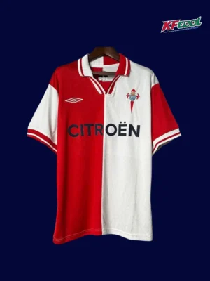 RC Celta Away Classic Retro Jersey 200102A RC Celta 2001 02 away classic retro jersey front with alternate color scheme