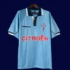 RC Celta 1997 99 home classic retro jersey front with vintage sky blue tones