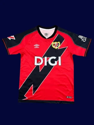 Rayo Vallecano Away Jersey 25/26 Fans Version front with alternate colors and badge.