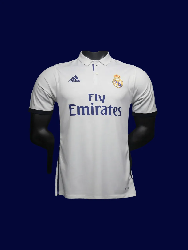 Real Madrid Home White Retro Jersey 16/17 Player