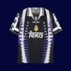 Real Madrid Third Retro Jersey 9798A - kfcool.com front view of third retro football jersey (97/98) with heritage styling and bold accents.