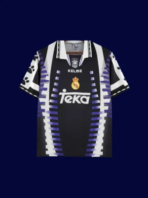 front view of third retro football jersey (97/98) with heritage styling and bold accents.