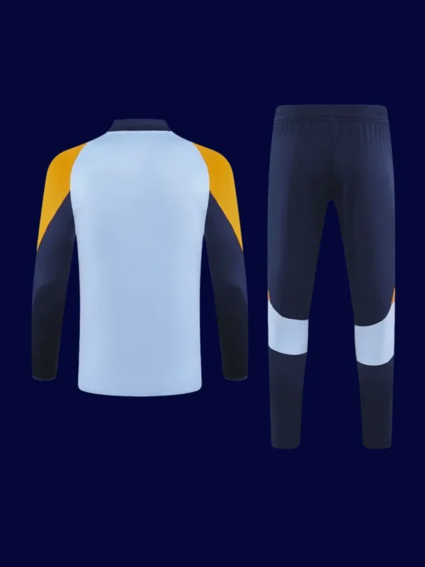 Real Madrid Tracksuit 2025B - kfcool.com back view of tracksuit top showing clean back panel and ergonomic seams (2025).