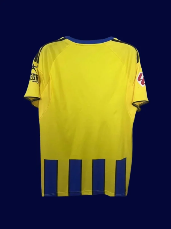 Real Oviedo Away Jersey 25/26 Fans Version back with number panel and stitching.